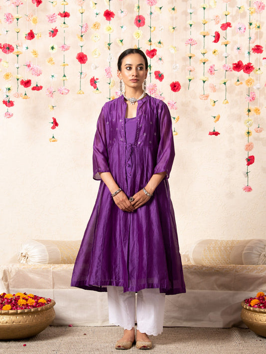 Sitara Periwinkle Overlay Set