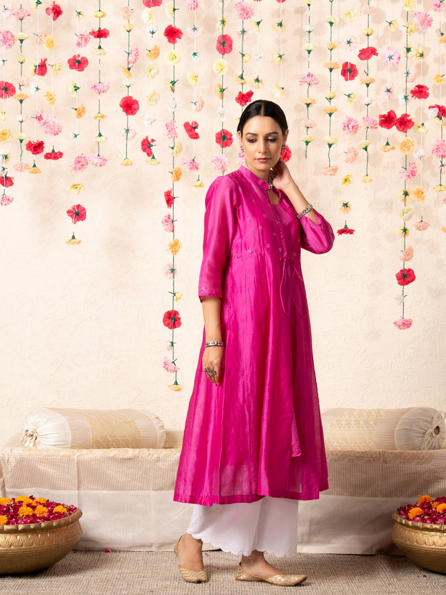 Sitara Ruby Overlay Set