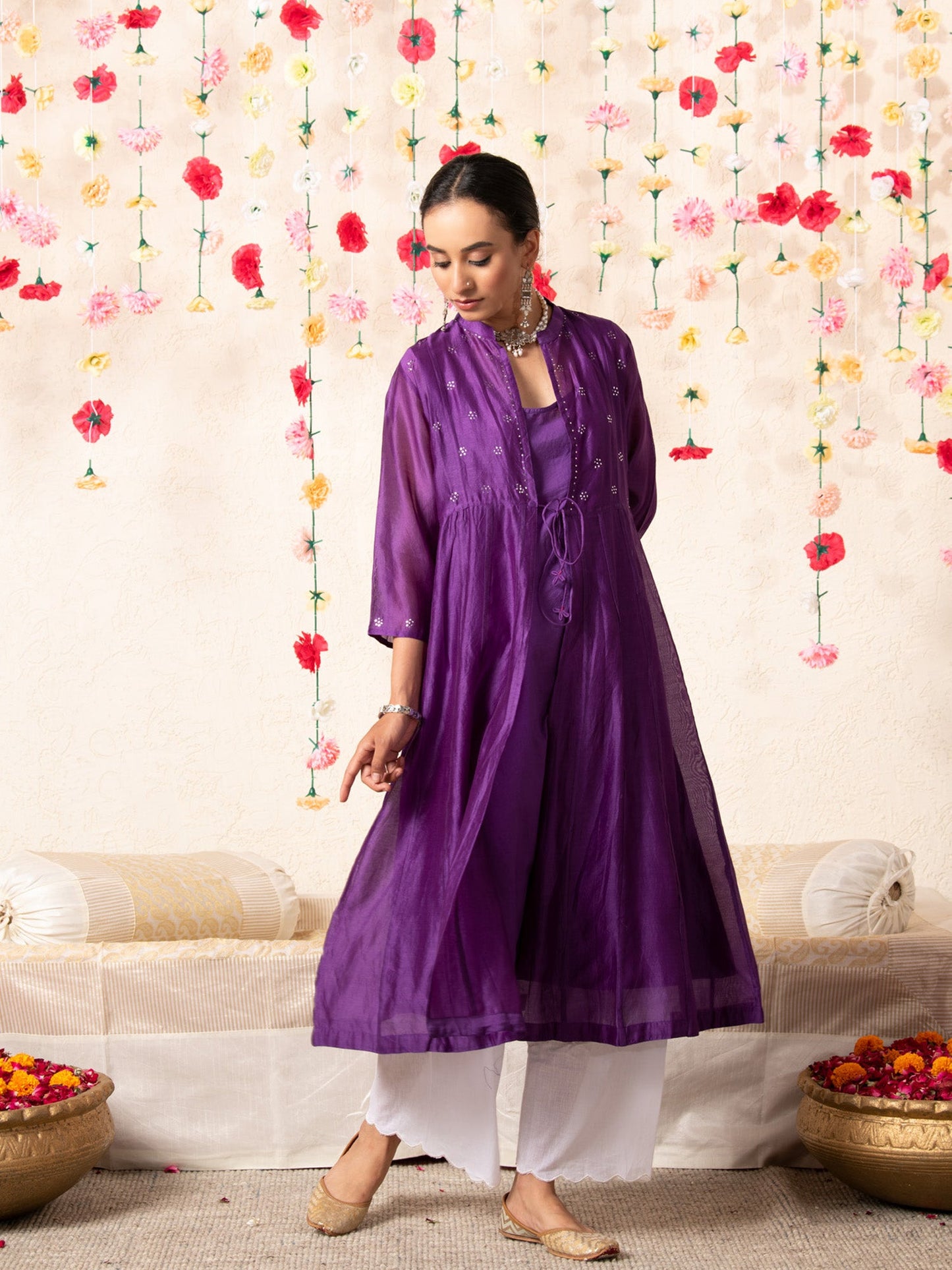 Sitara Periwinkle Overlay Set