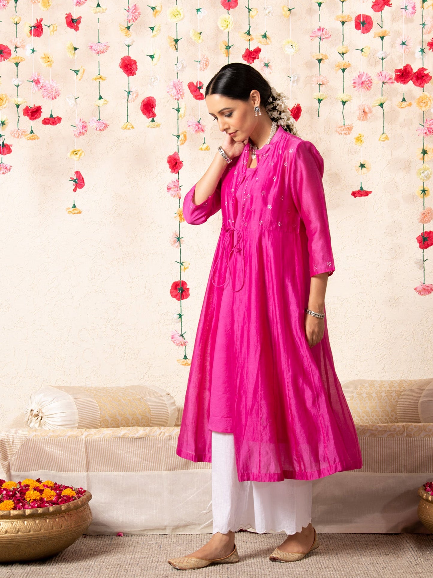 Sitara Ruby Overlay Set