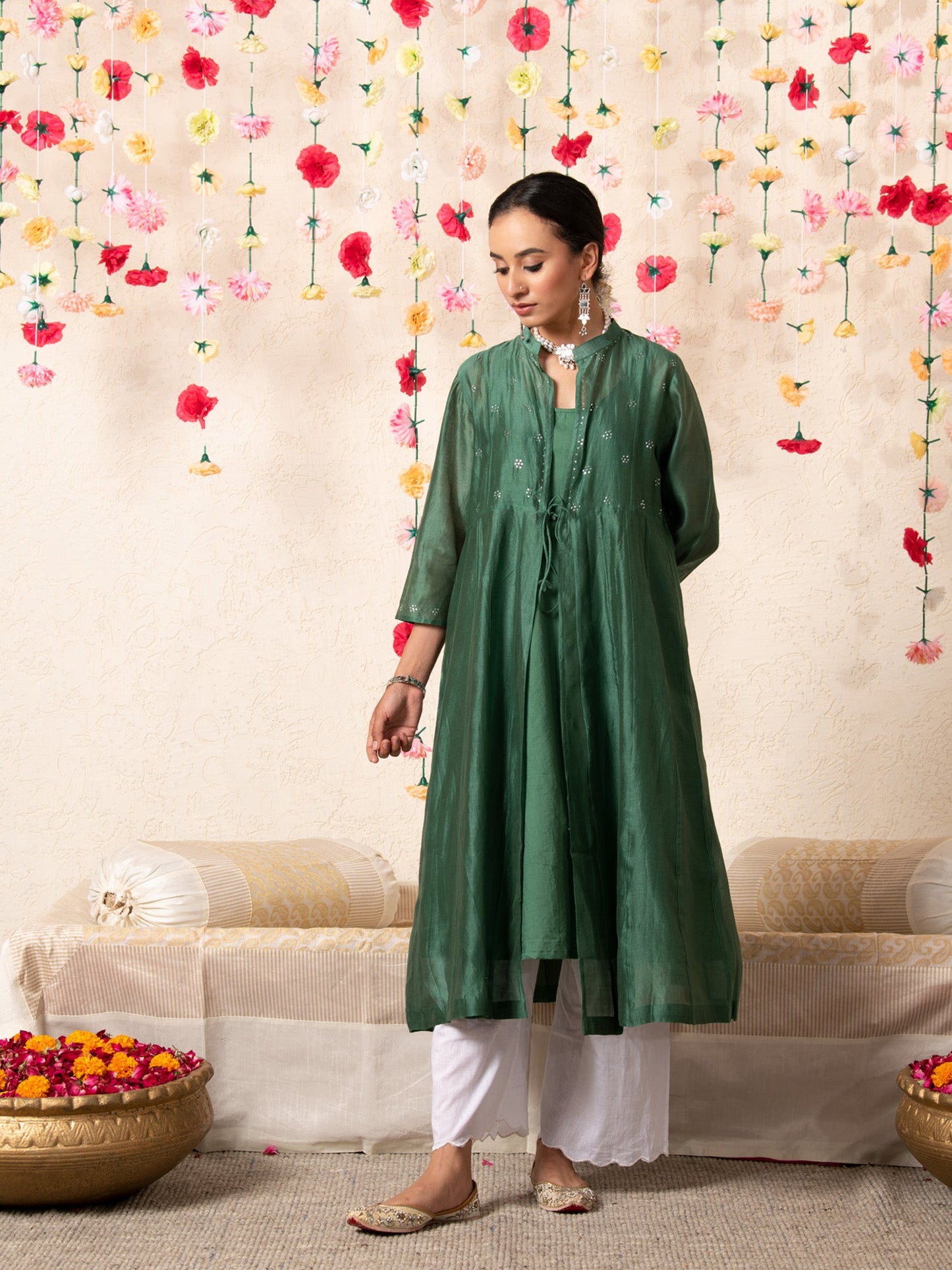 Sitara Emerald Overlay Set