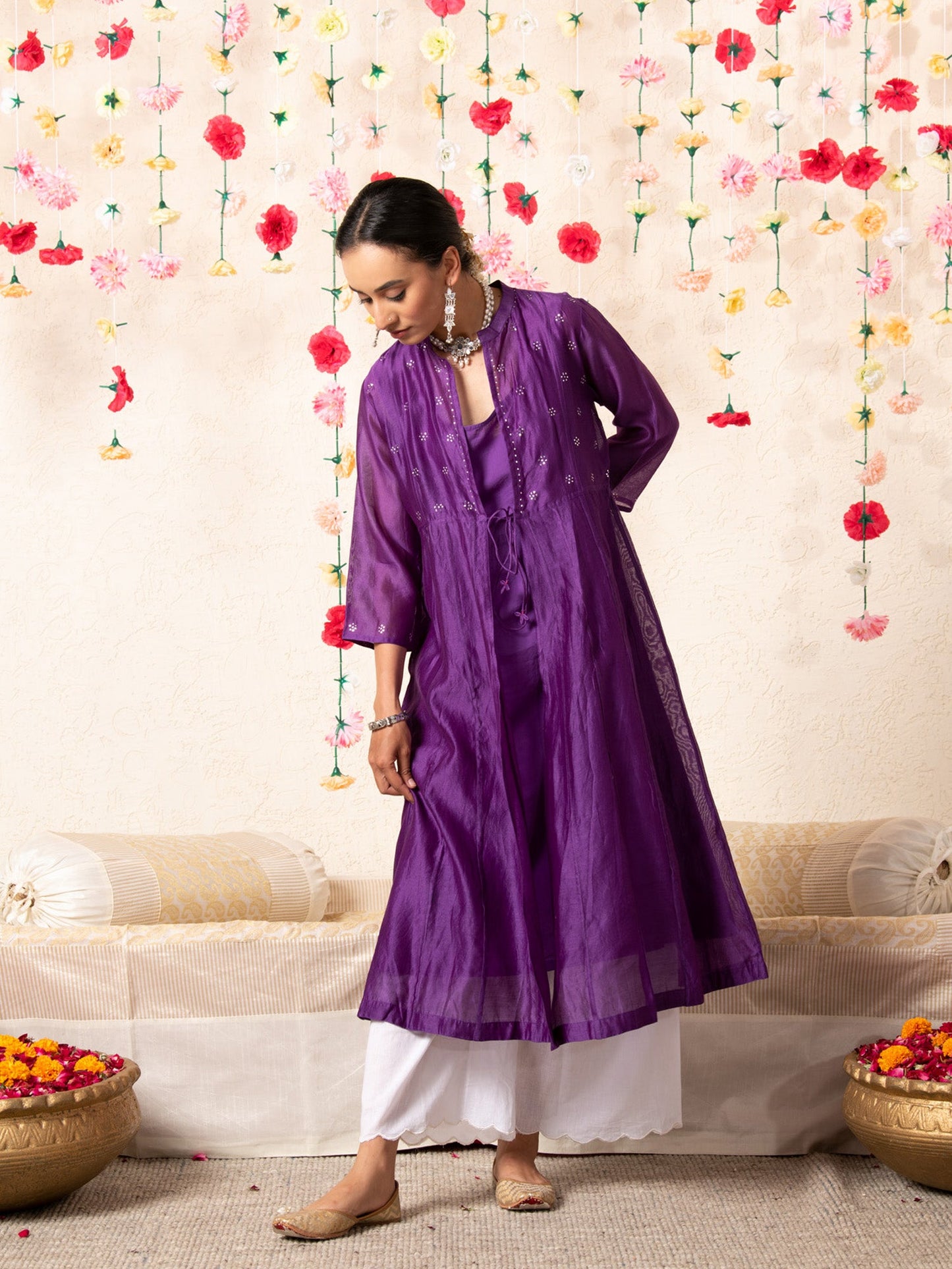 Sitara Periwinkle Overlay Set