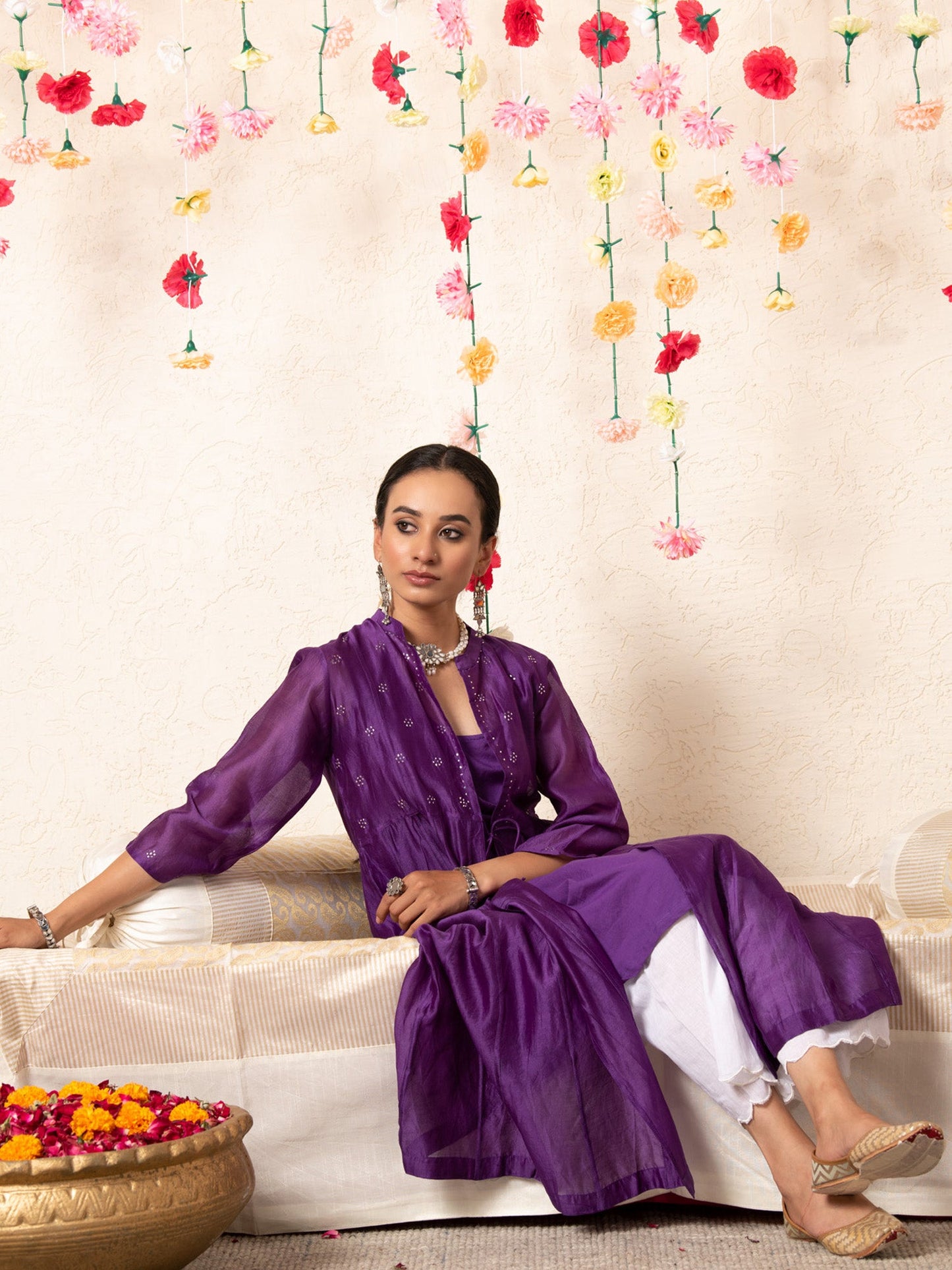 Sitara Periwinkle Overlay Set