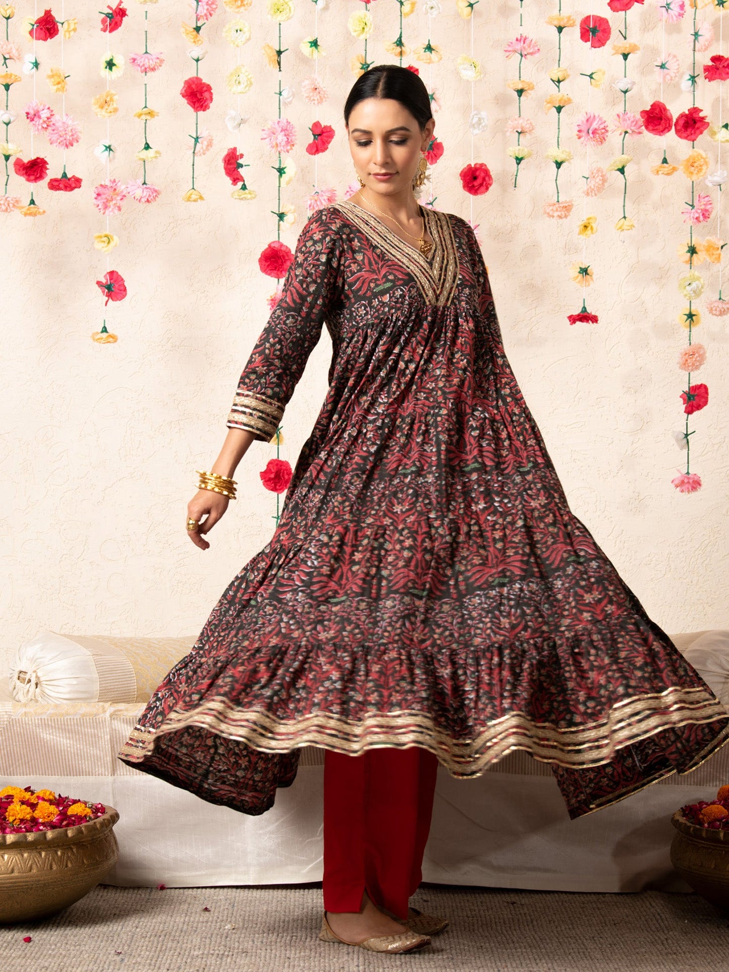 Sitara Mughal Baagh Kurta Set