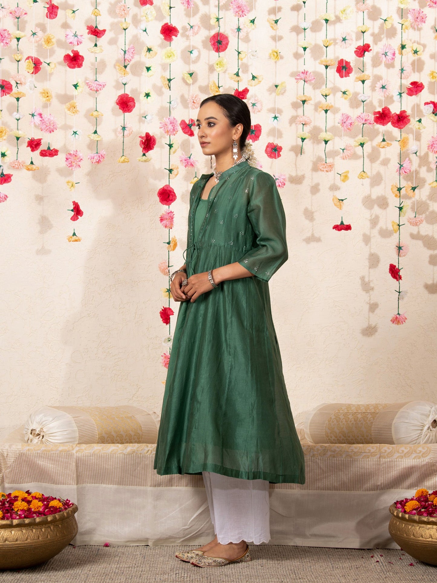 Sitara Emerald Overlay Set