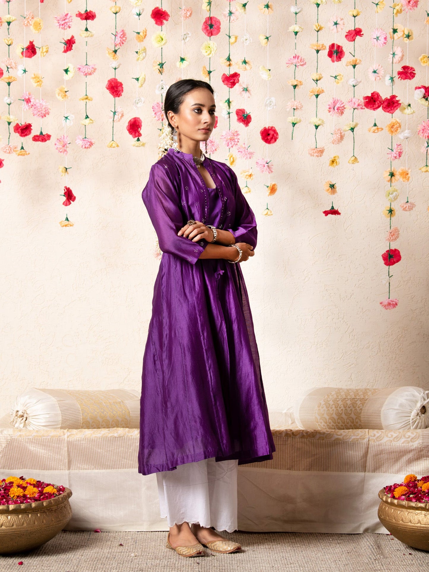 Sitara Periwinkle Overlay Set