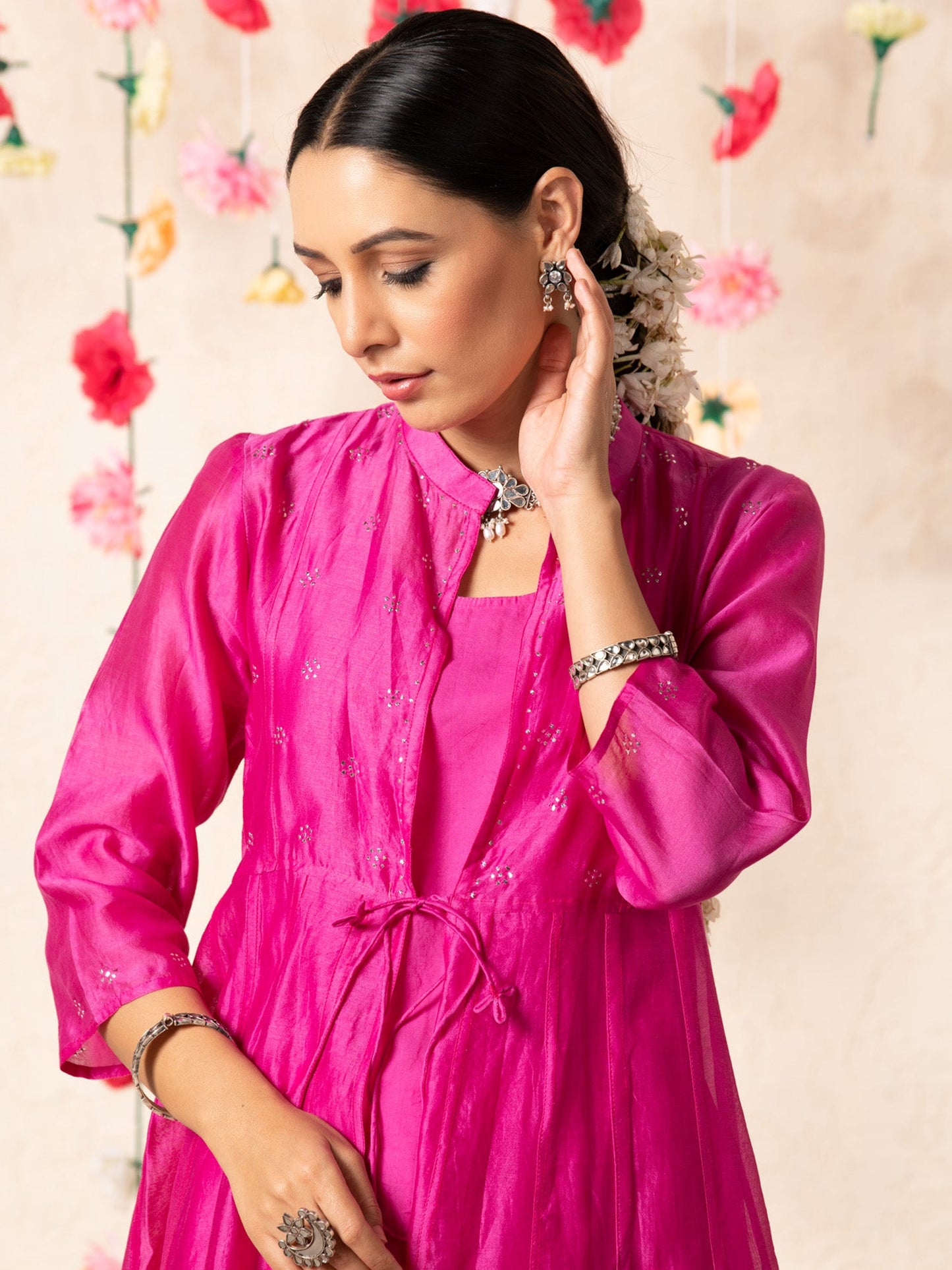 Sitara Ruby Overlay Set