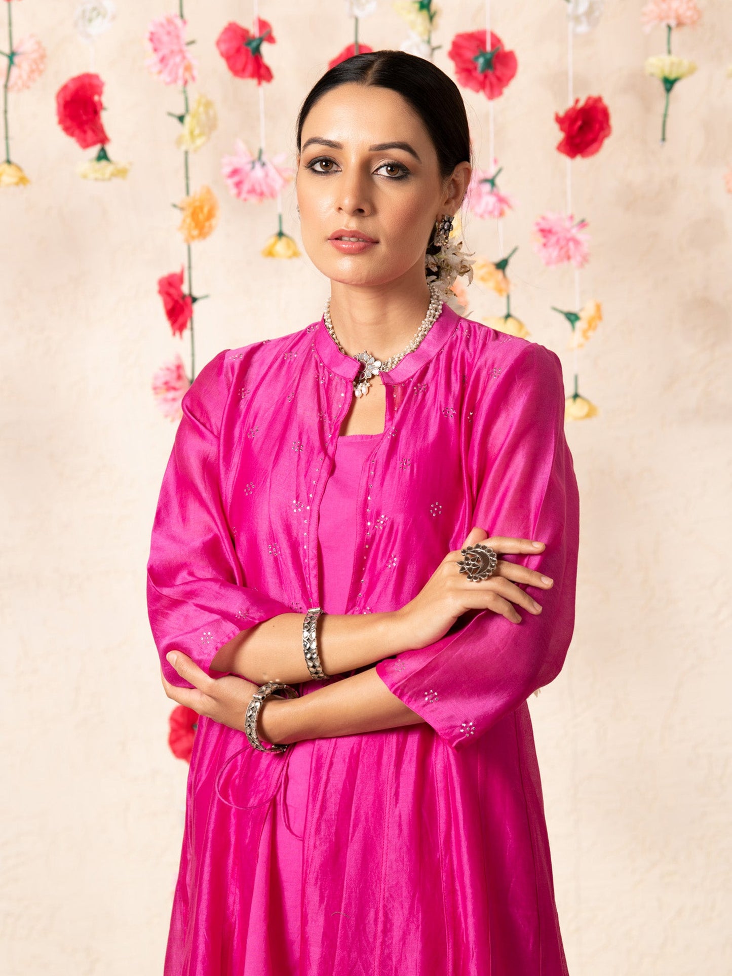 Sitara Ruby Overlay Set