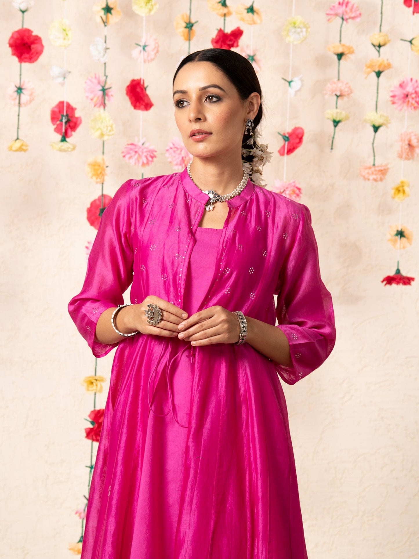 Sitara Ruby Overlay Set