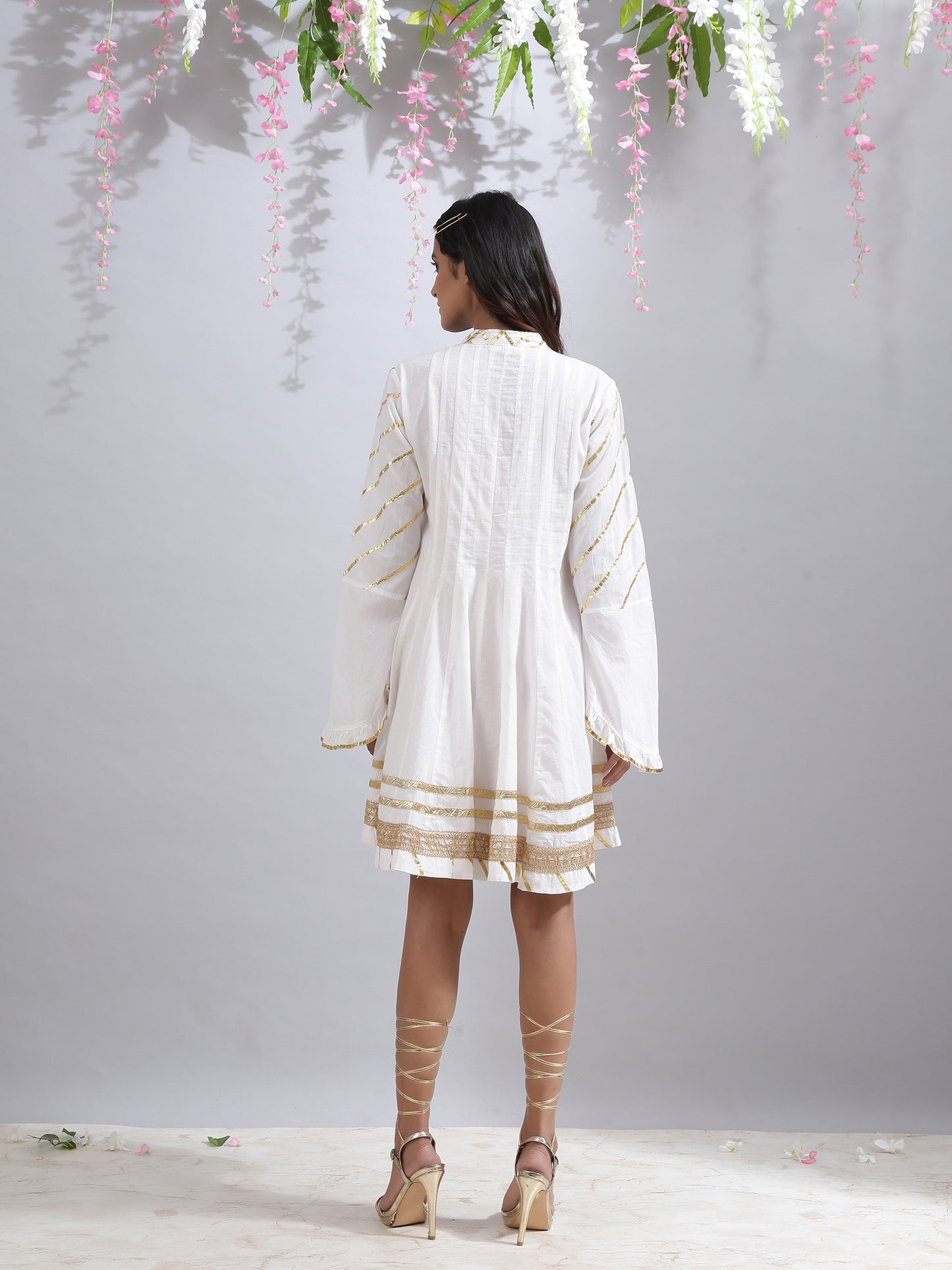 Nadia ivory tunic