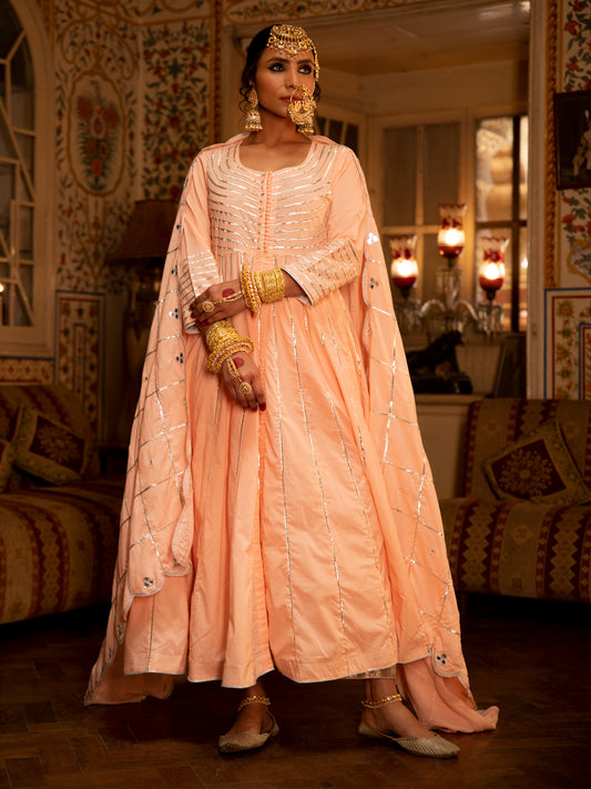 Falak Gulaal Cotton Kalidaar Farshi Set