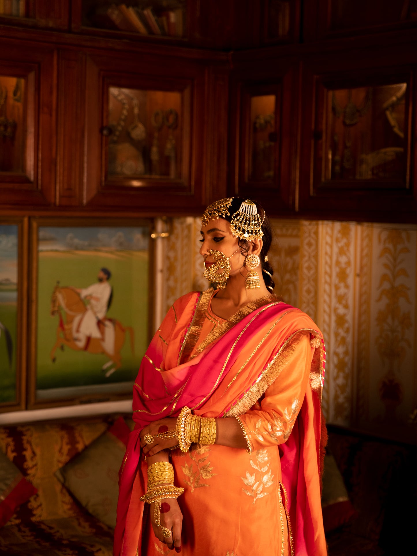 Ulfat Chanderi Silk Kurta Salwar Set