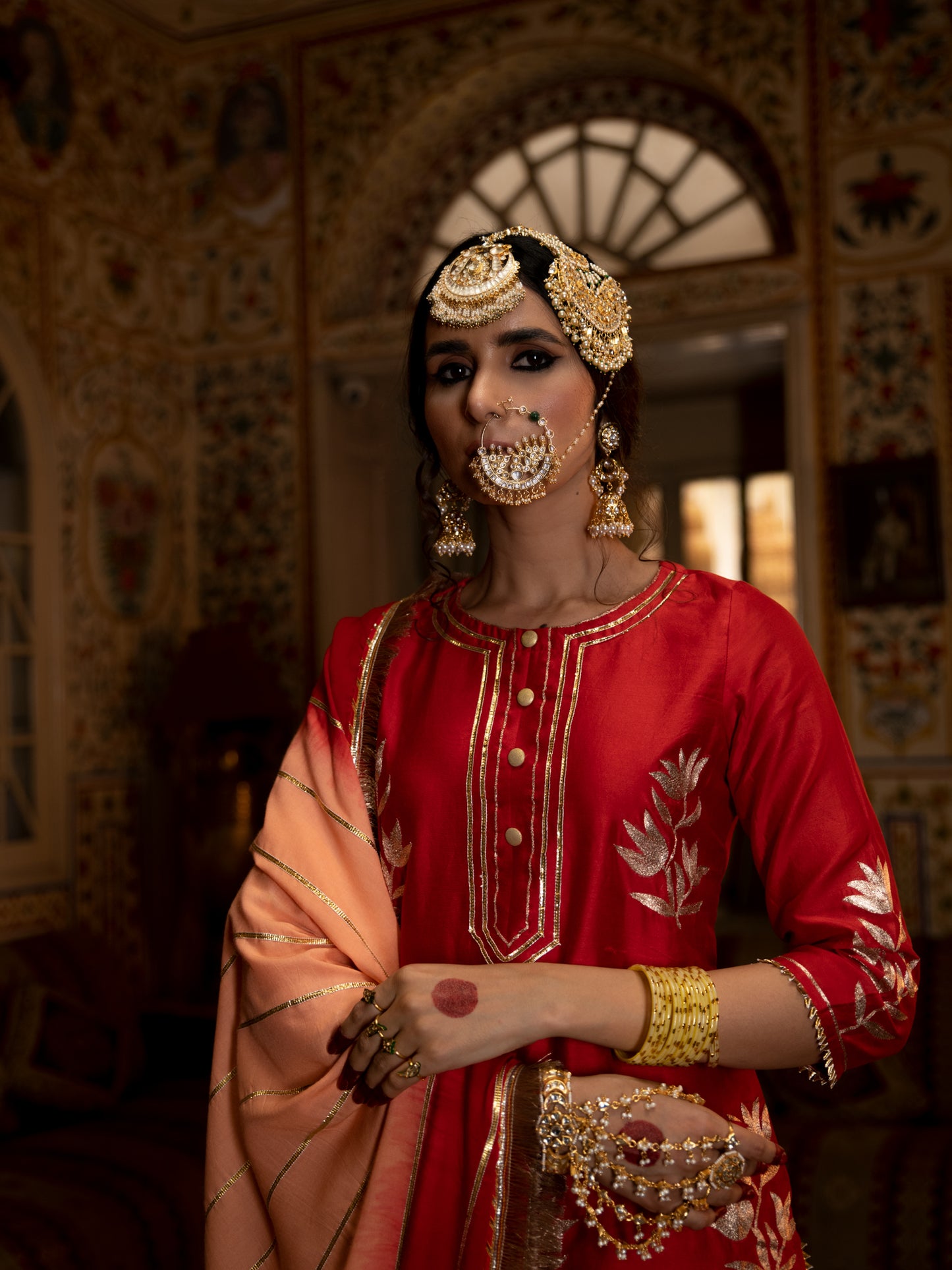 Ulfat Gulaal Chanderi Silk Kurta Salwar Set