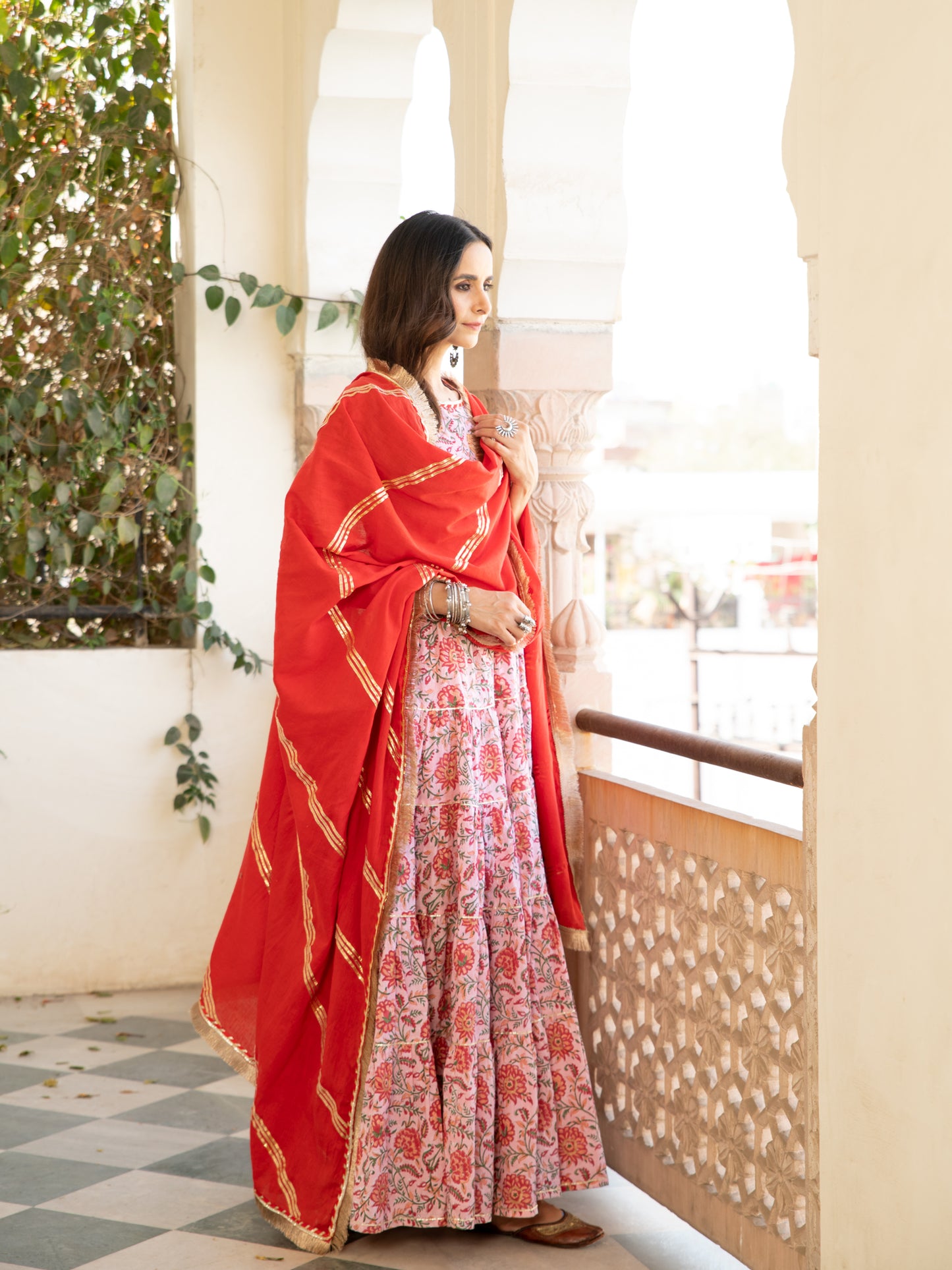 Chaand Inaya Gudhal Skirt Set RTS