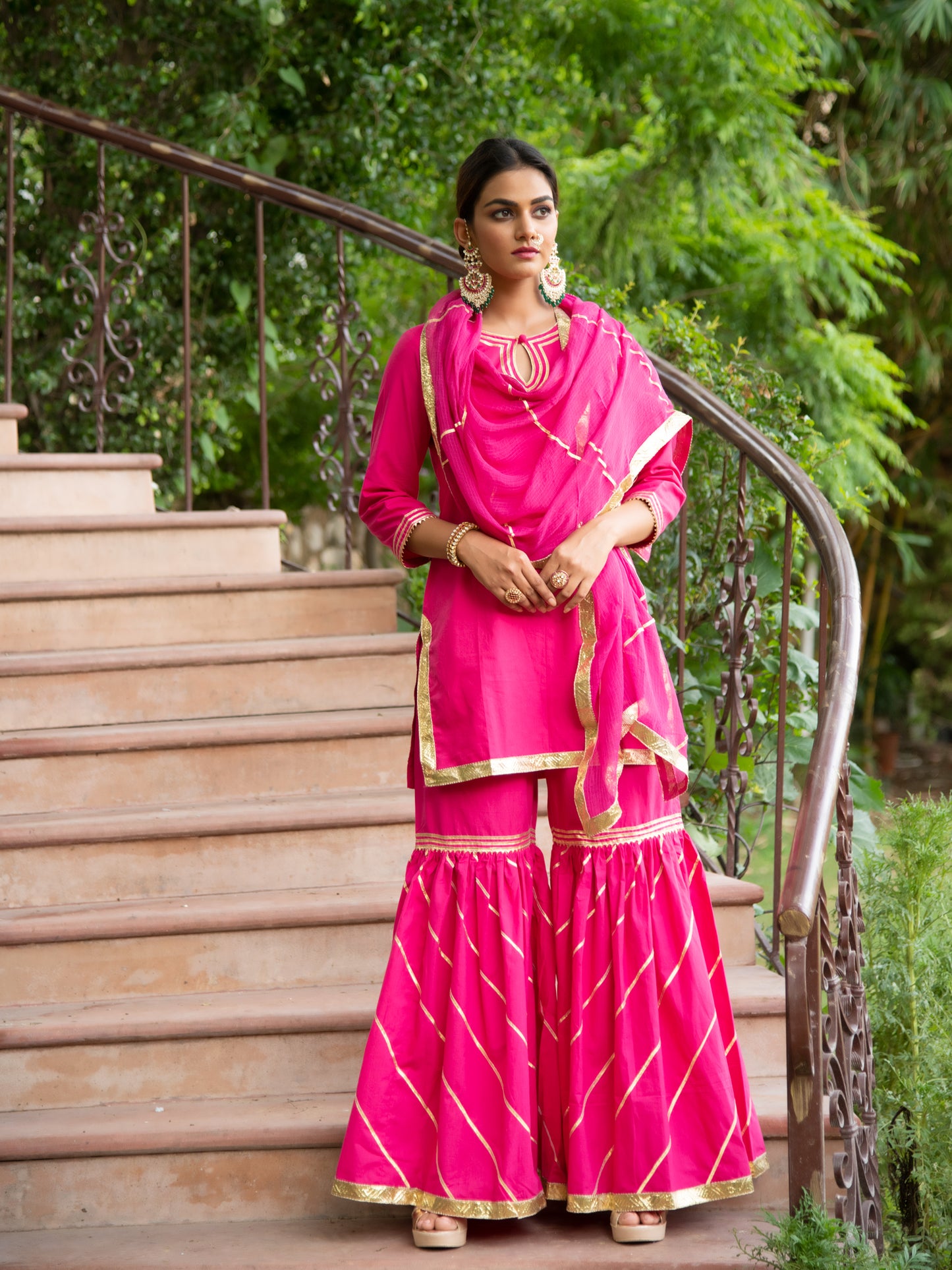 Sindoori Sharara Set