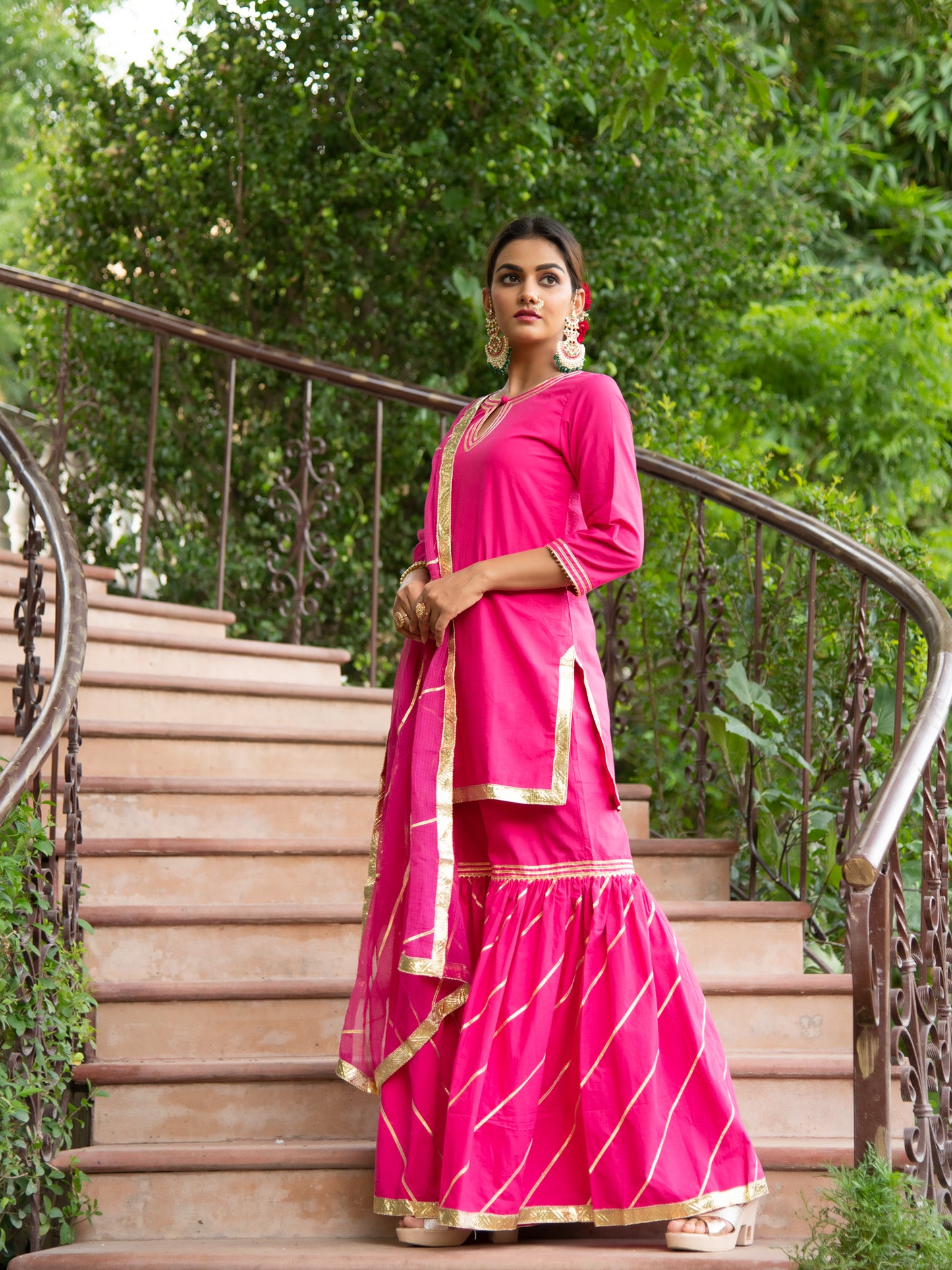 Sindoori Sharara Set