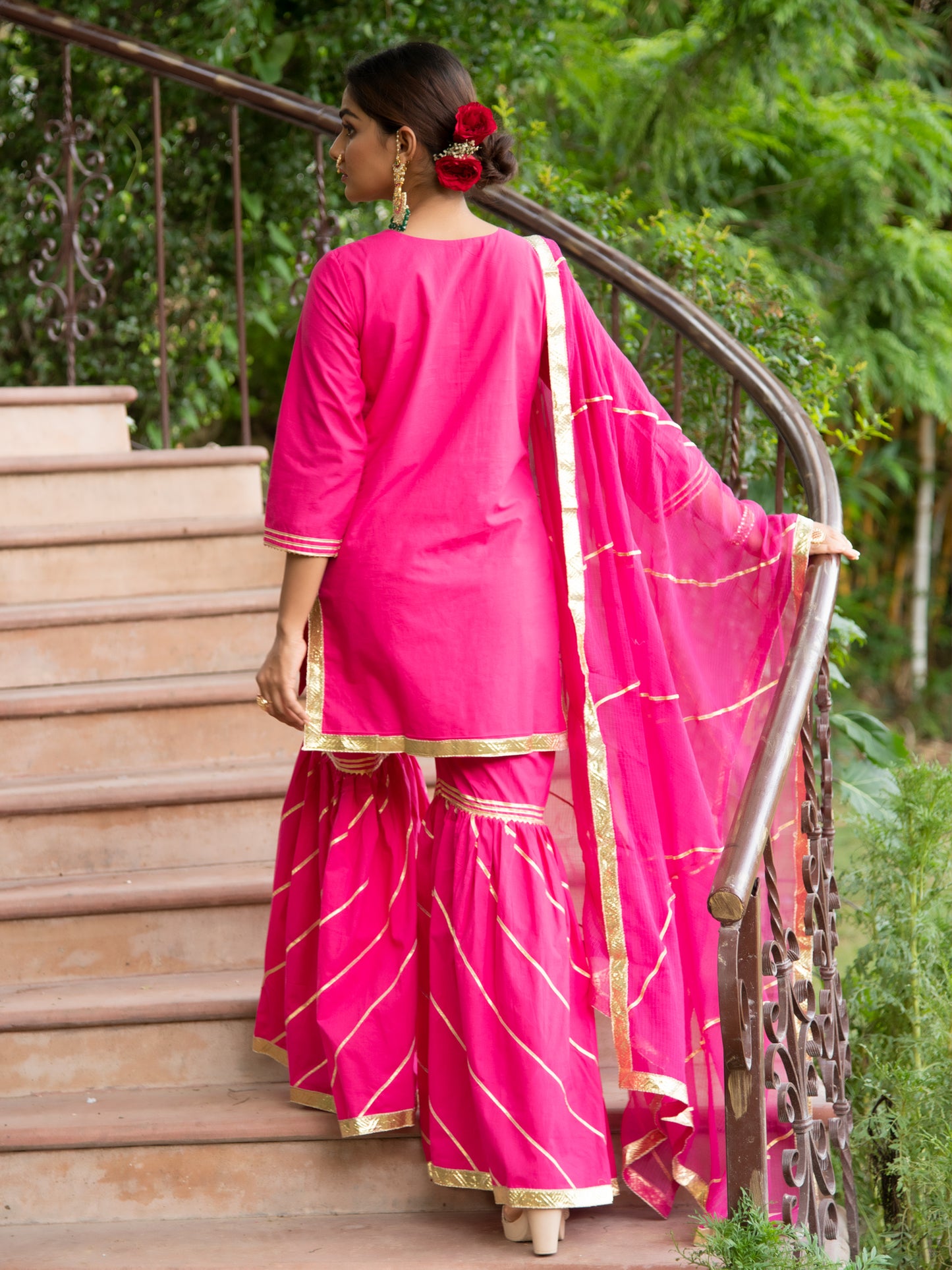 Sindoori Sharara Set