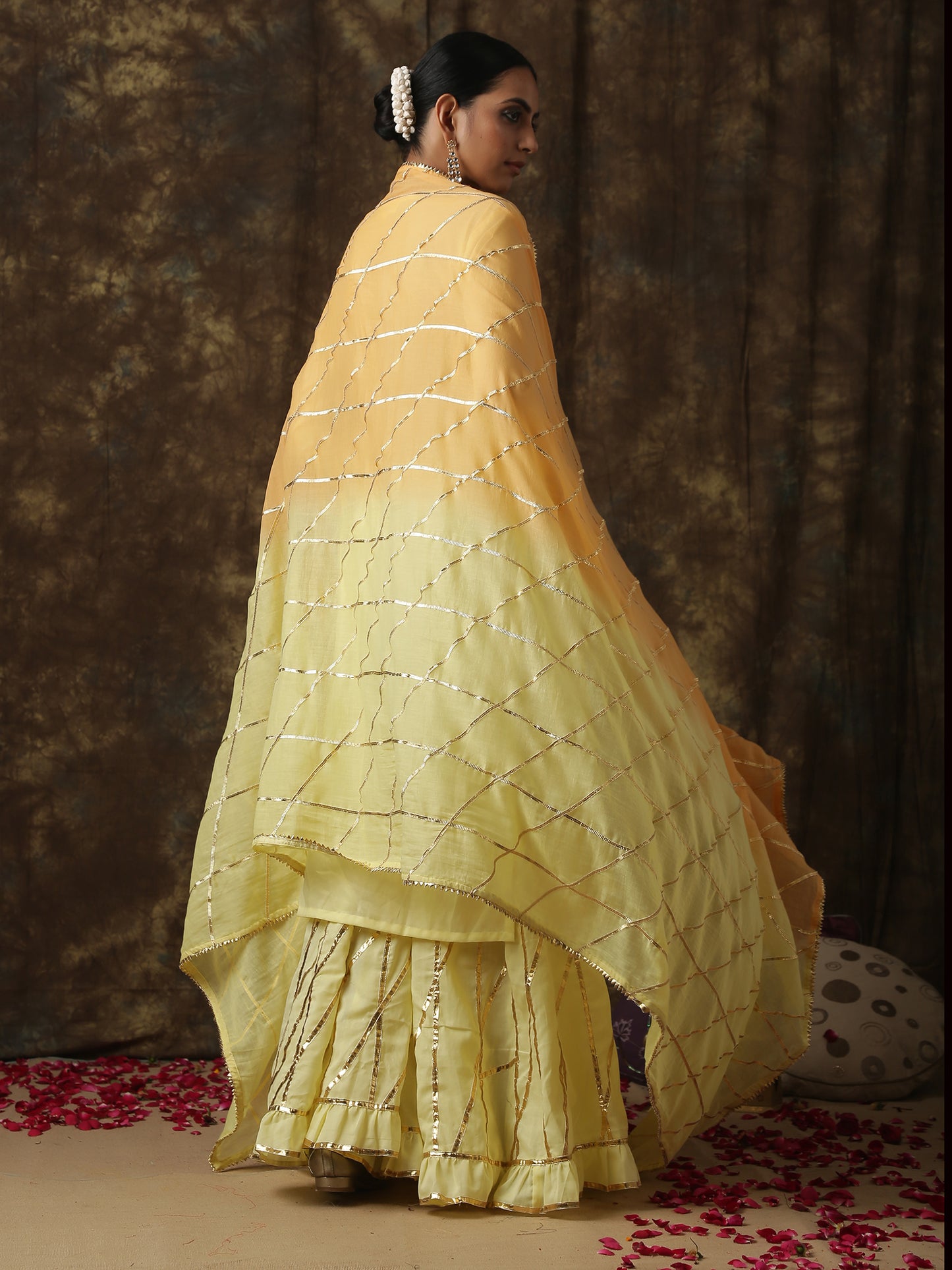 Ambika Amaltas Sharara Suit RTS