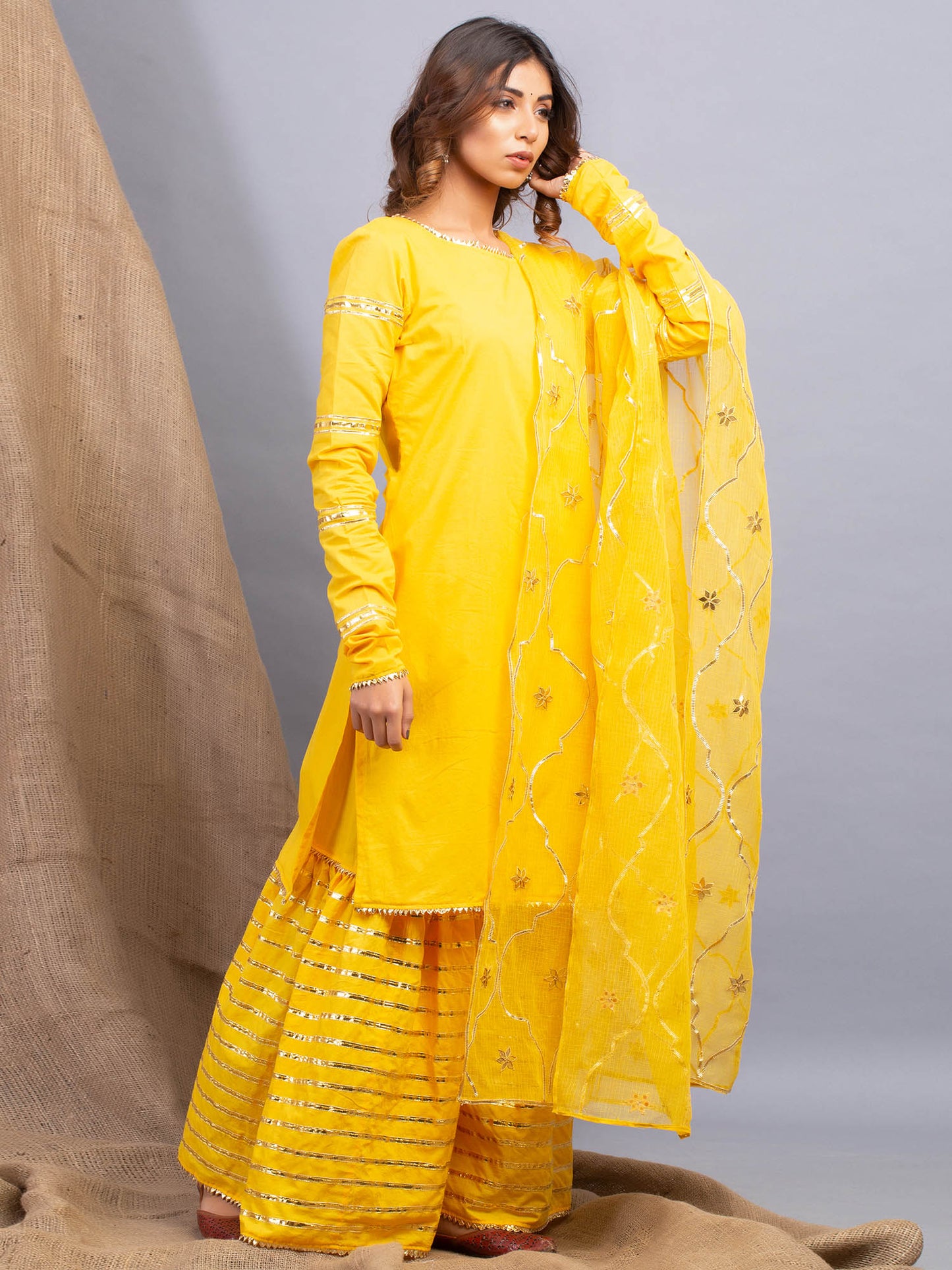 Umrao Haldi Sharara Suit