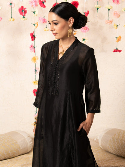 Sitara Classic Kurta Set Black