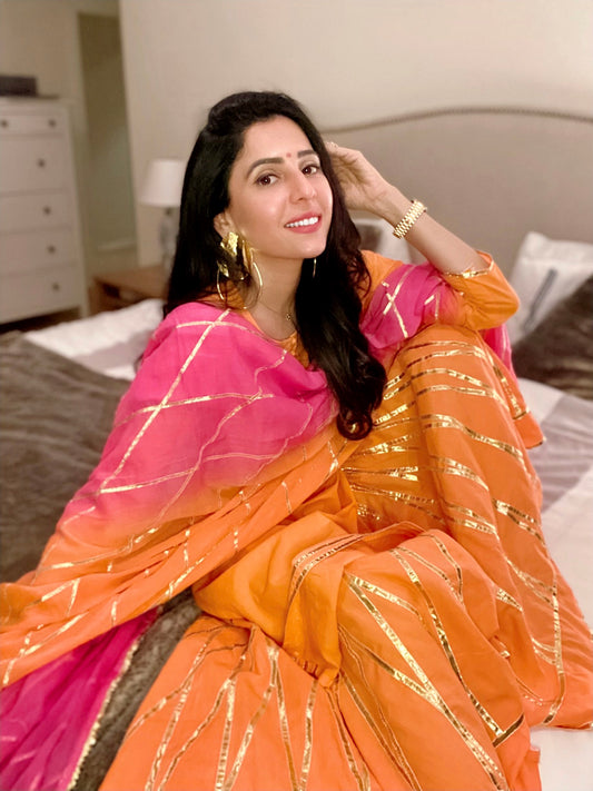 Monica Gupta in Consists of Kurta, Dupatta and Sharara RTS